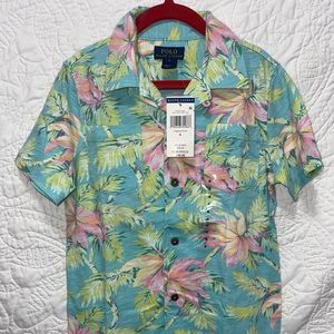 Boys Polo Ralph Lauren floral shirt